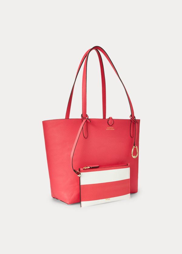 Women's Ralph Lauren Faux-Leather Reversible Tote Bags | 703512UPM